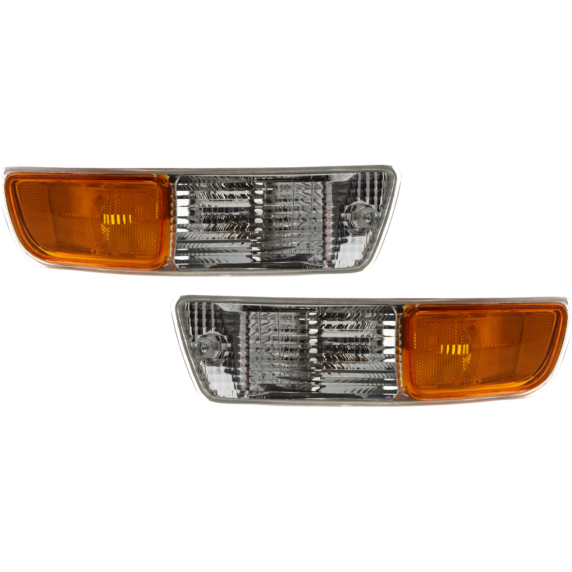 AM RAV4-98 CORNER LAMP RH and LH Set of 2 Lens and Housing SKU SET 12-5057-01 Partslink TO2532111 TO2533111 OEM 8151142040-8152142040