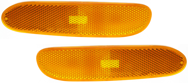 AM NEON 00-05 FRONT SIDE MARKER LAMP RH AND LH Lens and Housing SKU SET 12-5121-01 Partslink CH2551121 CH2550121 OEM 5288522AD 5288523AD