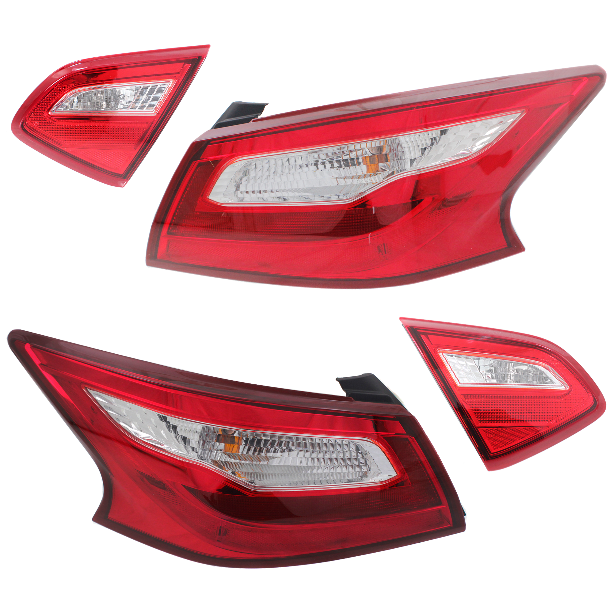 AM ALTIMA 16-17 TAIL LIGHT RH AND LH Inner and Outer SKU SET 134208454892-4 Partslink NI2802110 NI2803110 NI2804106 NI2805106 OEM 265409HS0A 265459HS0A 265509HS