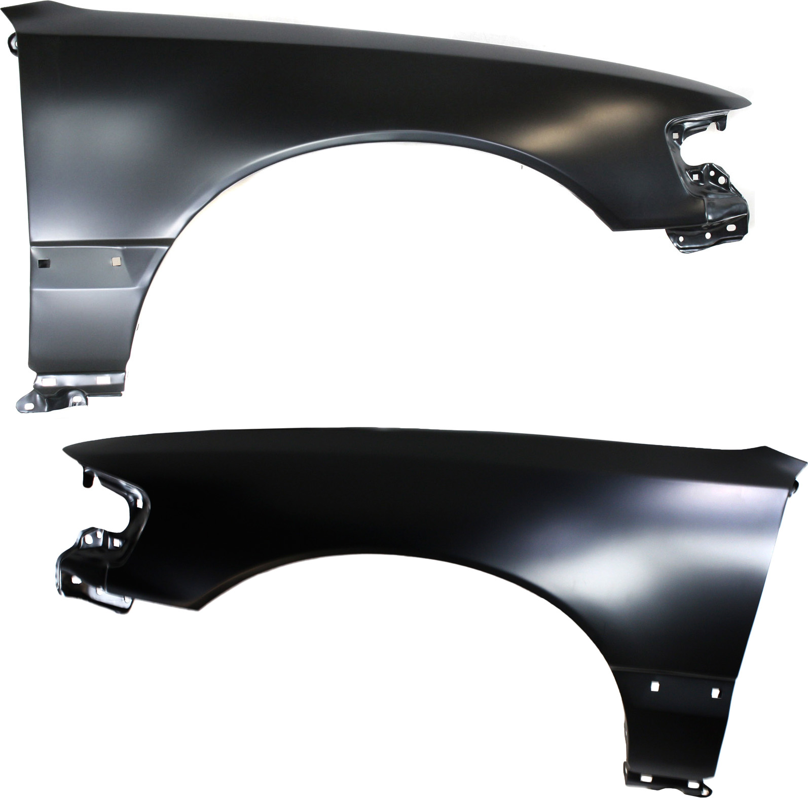 AM CRX 88-91 FRONT FENDER RH AND LH Primed CAPA SKU SET 1387Q Partslink HO1240106 HO1241106C OEM 60261SH2A00ZZ 60211SH2A00ZZ