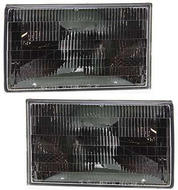 AM TOWN CAR 90-94 HEAD LAMP RH AND LH Assembly Halogen SKU SET 14-0364 Partslink FO2502125 FO2503125 OEM FOVY13008B FOVY13008A