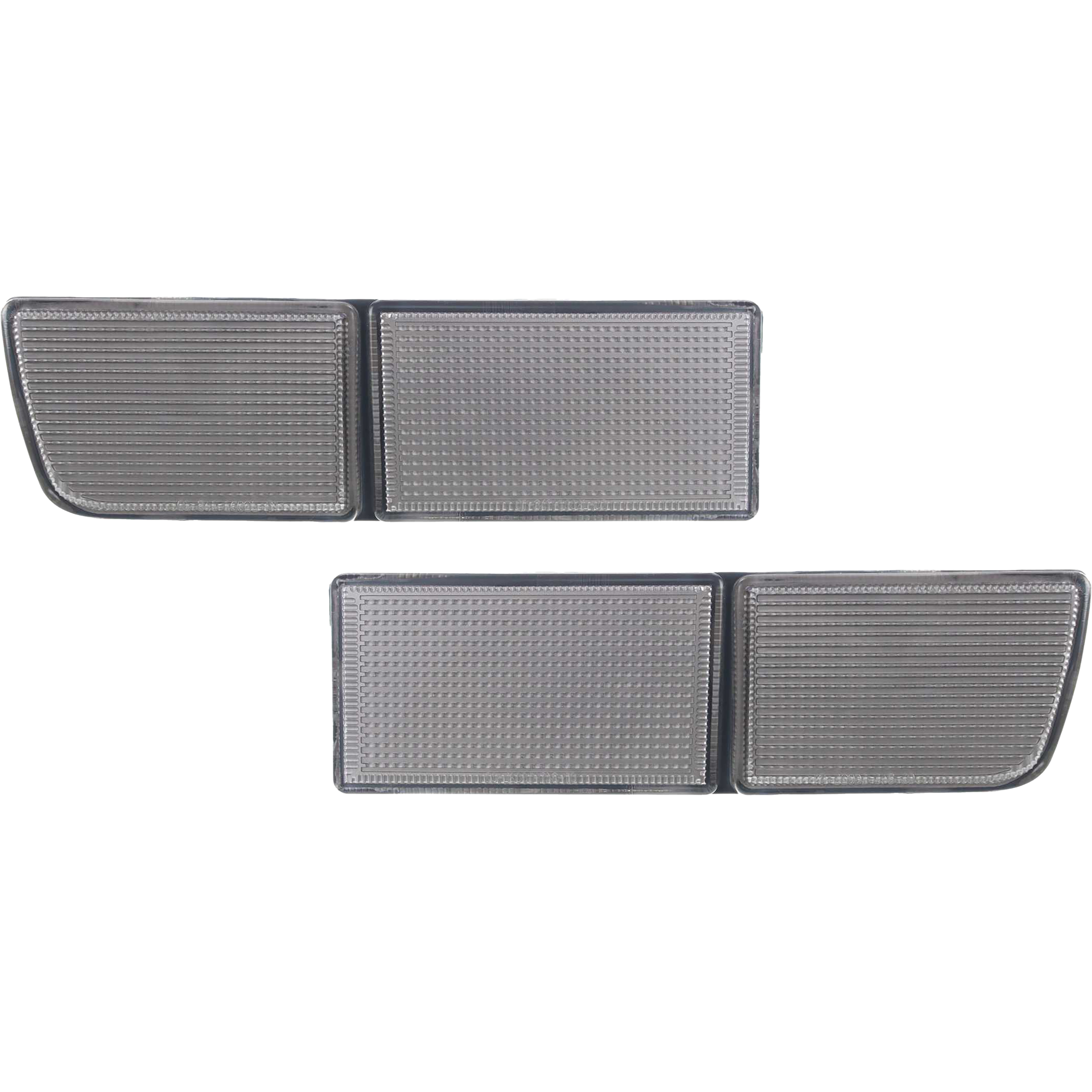 AM JETTA 93-99 TOWING EYE COVER RH and LH Reflector w Fog Lamp Cover SKU SET 15-5017-01 Partslink VW1039101 VW1038101 OEM 1HM941778C 1HM941777C