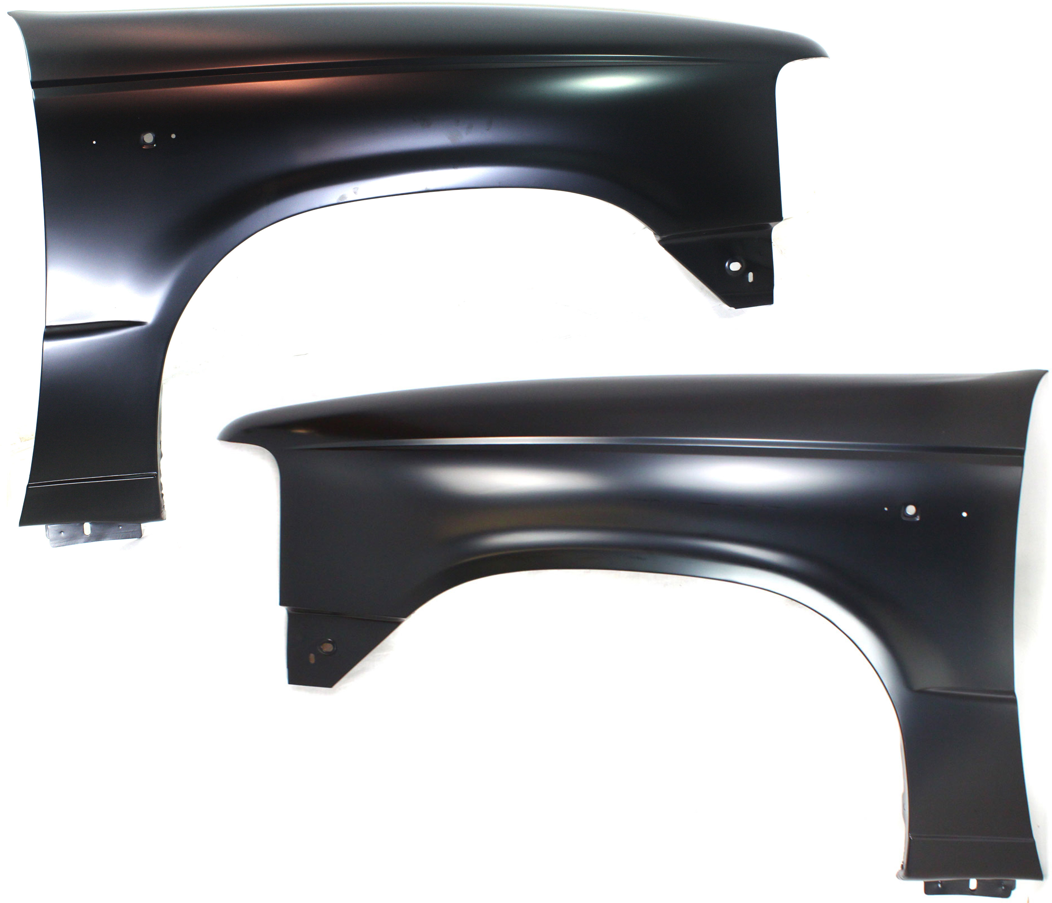 AM MAZDA PICKUP 94-97 FRONT FENDER RH AND LH Primed 2WD SKU SET 1611 Partslink MA1241125 MA1240125 OEM ZZM252110 ZZM052210