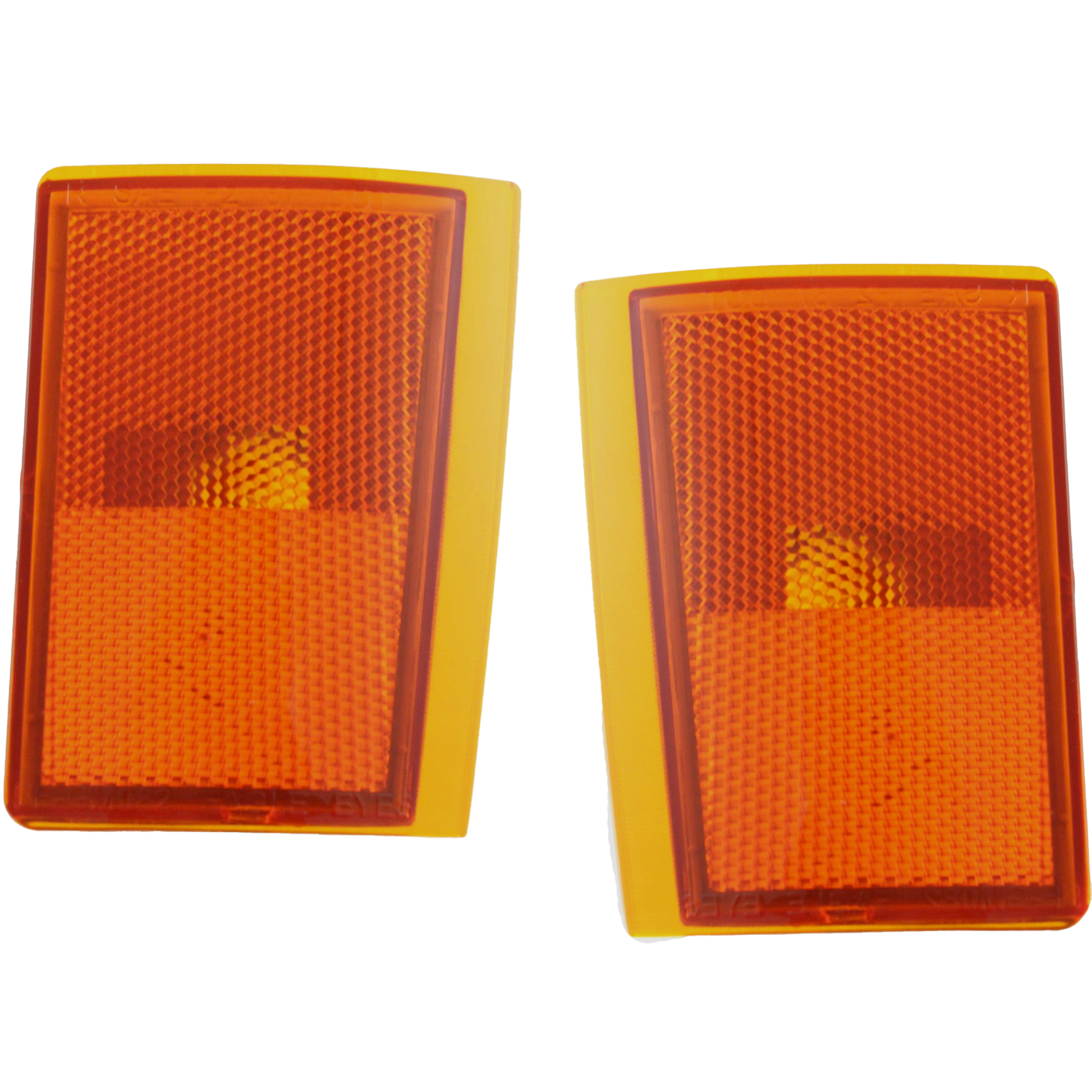AM CHEVROLET C K FULL SIZE 88-93 FRONT SIDE MARKER LAMP LOWER RH AND LH Lens and Housing SKU SET 17-1108-01 Partslink GM2551105 GM2550105 OEM 5975196-5975195