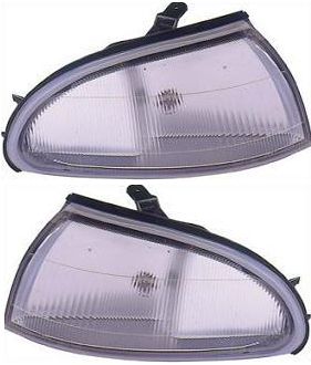 AM PRIZM 93-97 CORNER LAMP RH and LH Set of 2 Assembly SKU SET 17-1132-00 Partslink GM2520127 GM2521127 OEM 94852393-94852394
