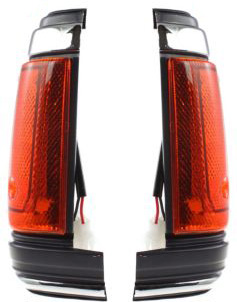 AM NISSAN 72-83-86 Set of 2 Assembly SKU SET 18-1151-66 Partslink NI2550102 NI2551102 OEM 2618010W00-2618510W00