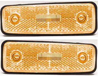 AM CELICA 82-85 SUPRA 86-86 FRONT SIDE MARKER LAMP RH AND LH Assembly On Fender Side SKU SET 18-1153-50 Partslink TO2551104 TO2550104 OEM 8173019306-8174019286