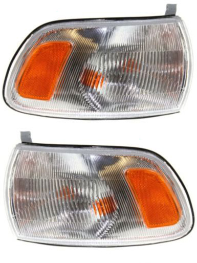 AM PREVIA 91-97 CORNER LAMP RH and LH Set of 2 Assembly SKU SET 18-1891-00 Partslink TO2530107 TO2531105 OEM 8151095D00-8152095D00