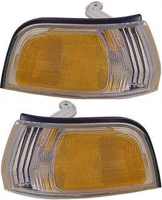AM ACCORD 92-93 CORNER LAMP RH and LH Set of 2 Assembly SKU SET 18-1900-00 Partslink HO2550107 HO2551107 OEM 34300SM4A03-34350SM4A03
