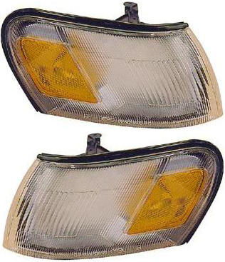 AM COROLLA 93-97 CORNER LAMP RH and LH Set of 2 Assembly SKU SET 18-1920-00 Partslink TO2550106 TO2551106 OEM 8161012600-8162012600