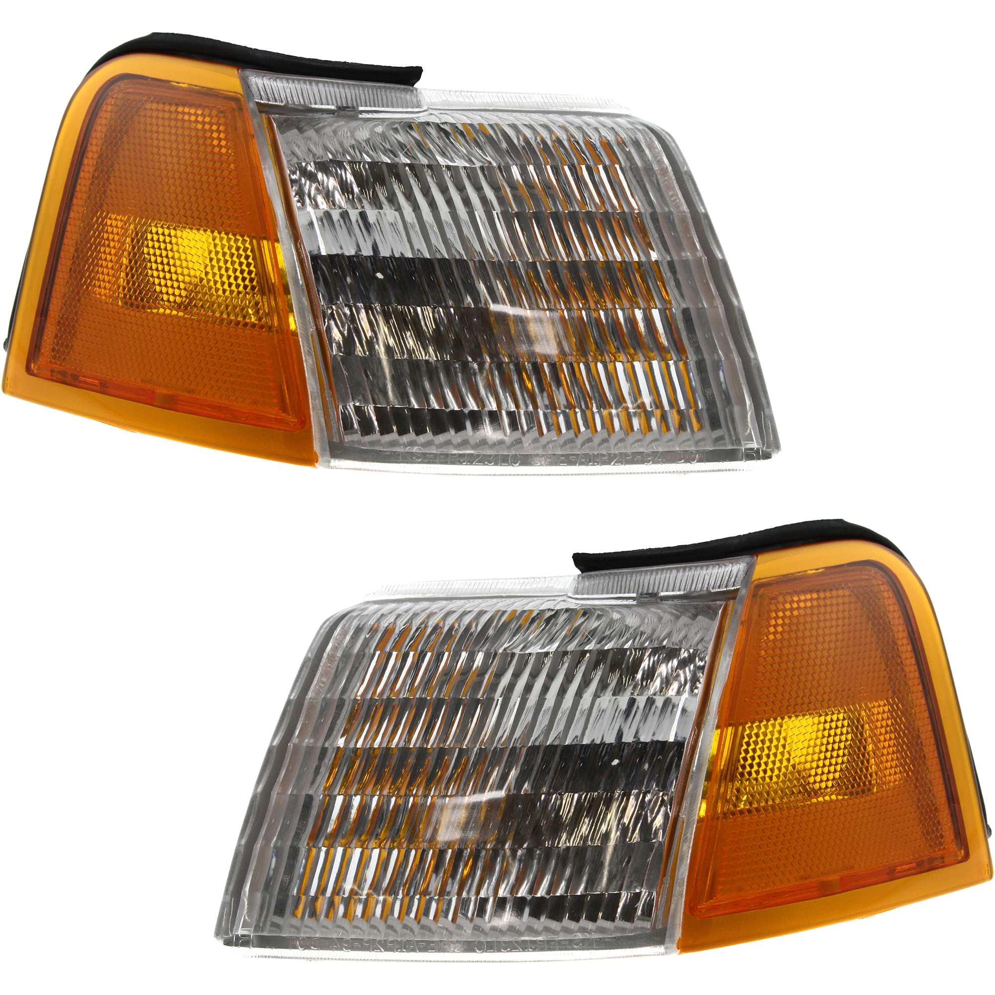 AM COUGAR 89-95 CORNER LAMP RH and LH Included Lens and Housing SKU SET 18-1974-01 Partslink FO2520113 FO2521111 OEM E9SZ13200A E9SZ13201A