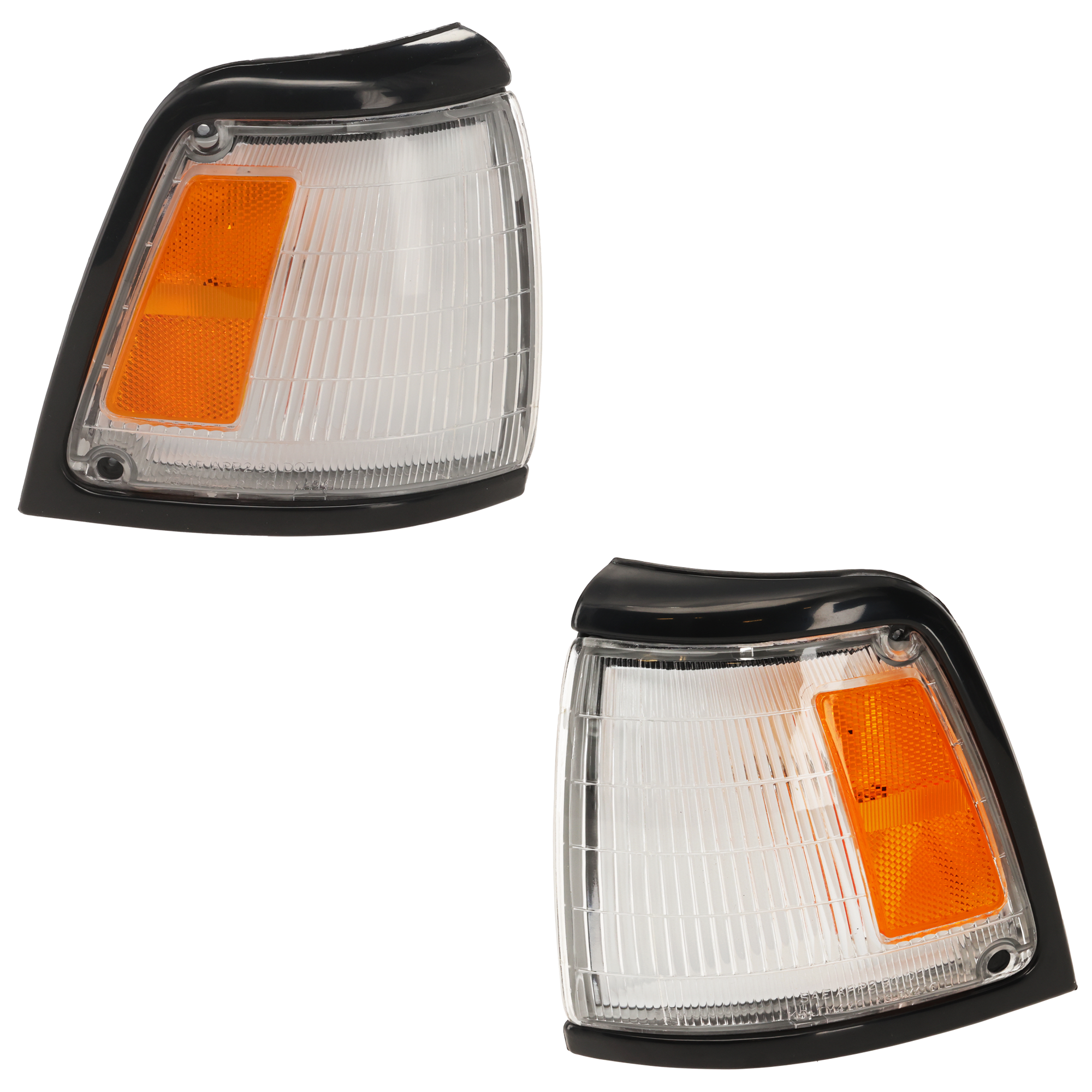 AM PICKUP 92-95 CORNER LAMP RH and LH Set of 2 Assembly SKU SET 18-1990-00 Partslink TO2520125 TO2521127 OEM 8161035080-8162035080