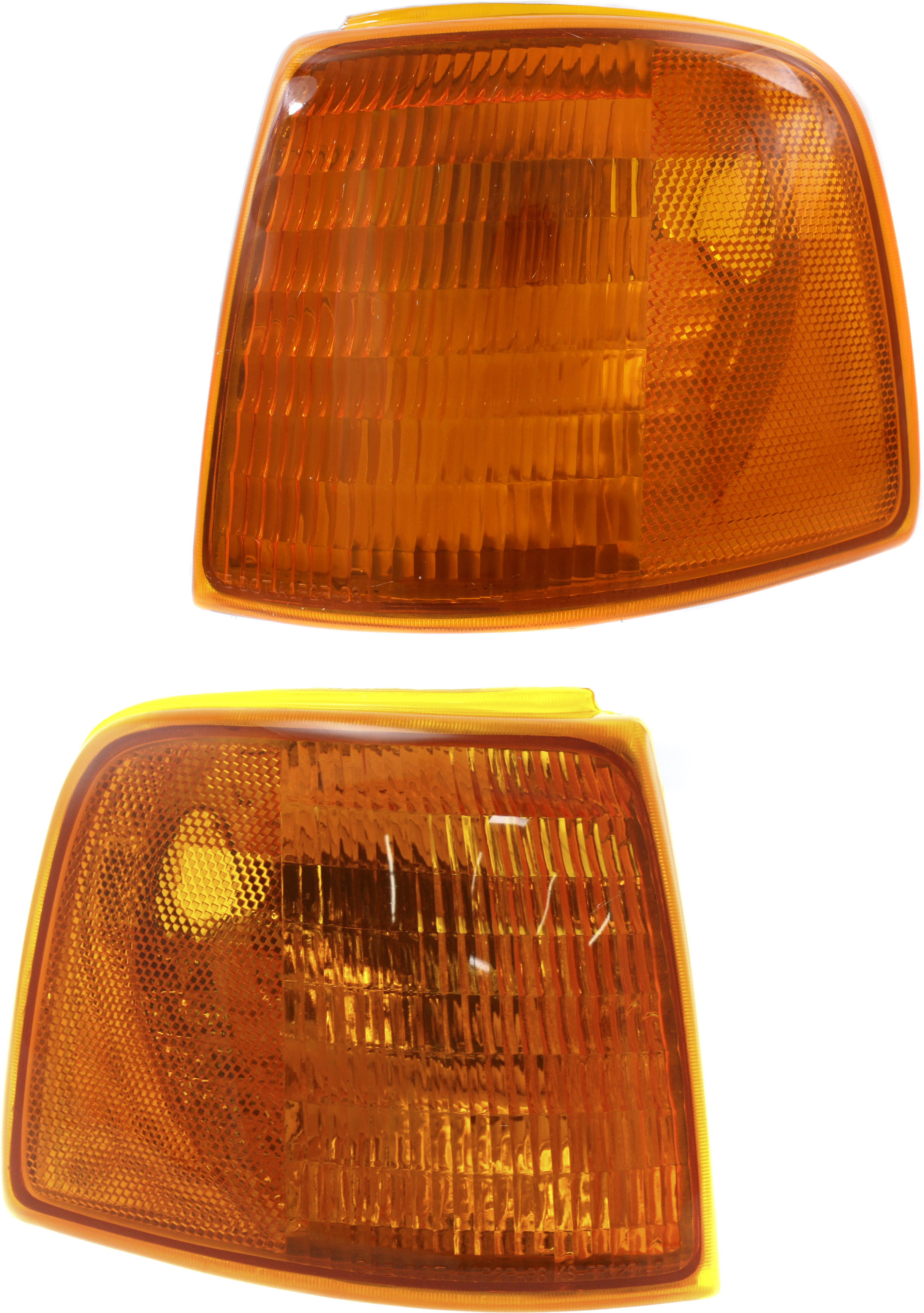 AM RANGER 93-97 CORNER LAMP RH and LH Set of 2 Lens and Housing SKU SET 18-3024-01 Partslink FO2520118 FO2521116 OEM F37Z13200B F37Z13201A