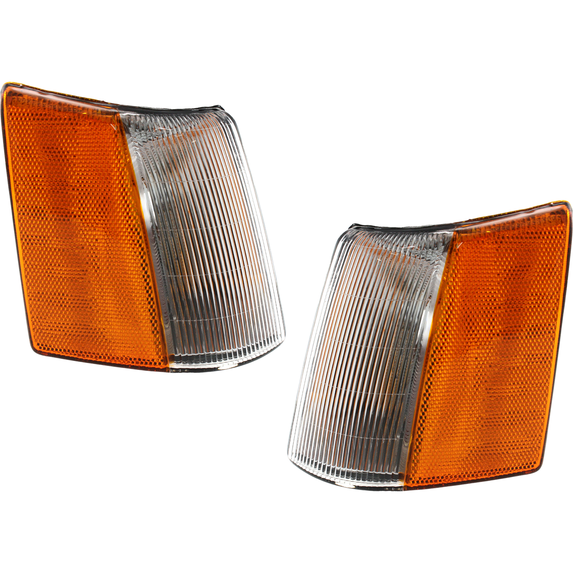 AM GRAND CHEROKEE 93-98 CORNER LAMP RH and LH Set of 2 Lens and Housing SKU SET 18-3117-01 Partslink CH2520121 CH2521121 OEM 56005104-56005105