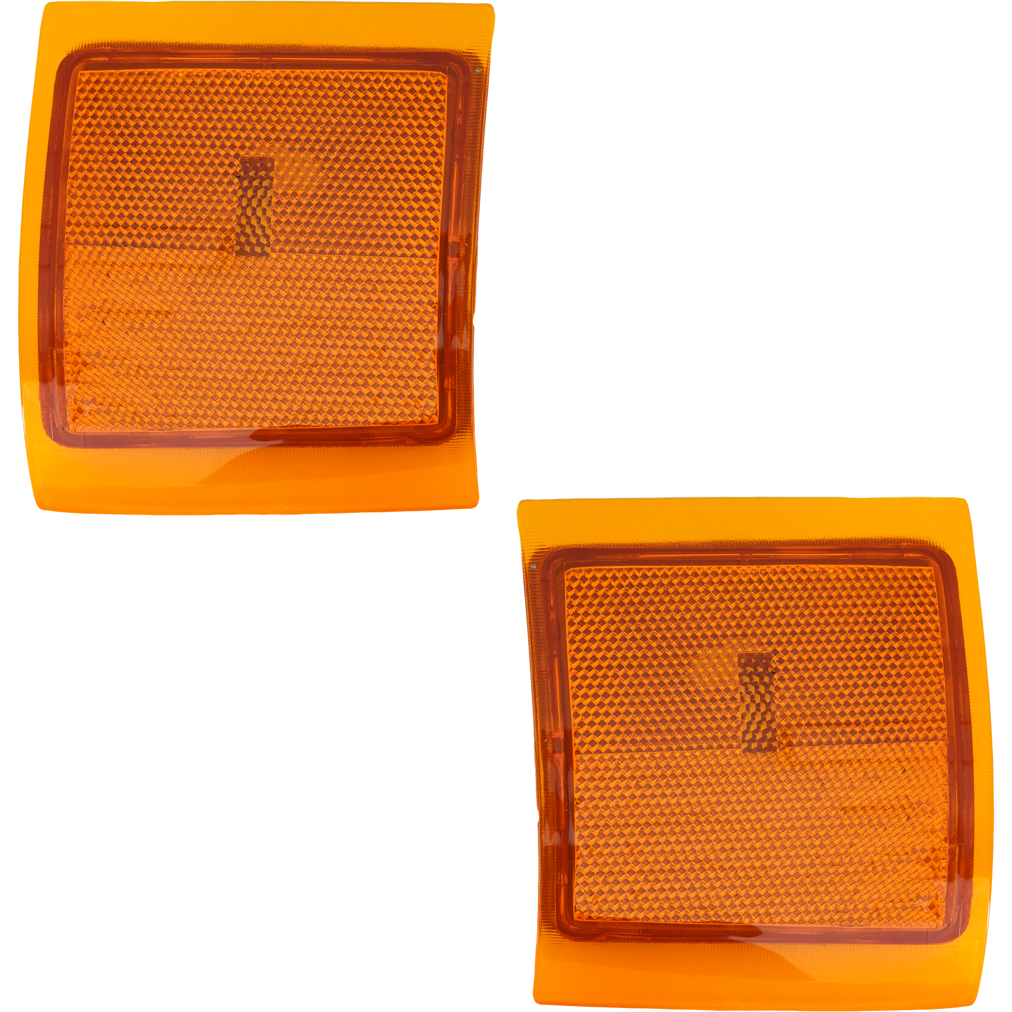 AM C K FULL SIZE P U 94-00 FRONT SIDE MARKER LAMP LOWER RH AND LH Lens and Housing Reflector w Dual Sealed Beam Headlights SKU SET 18-3191-01 Partslink GM2551144 GM2550144 OEM 5977738-5977737