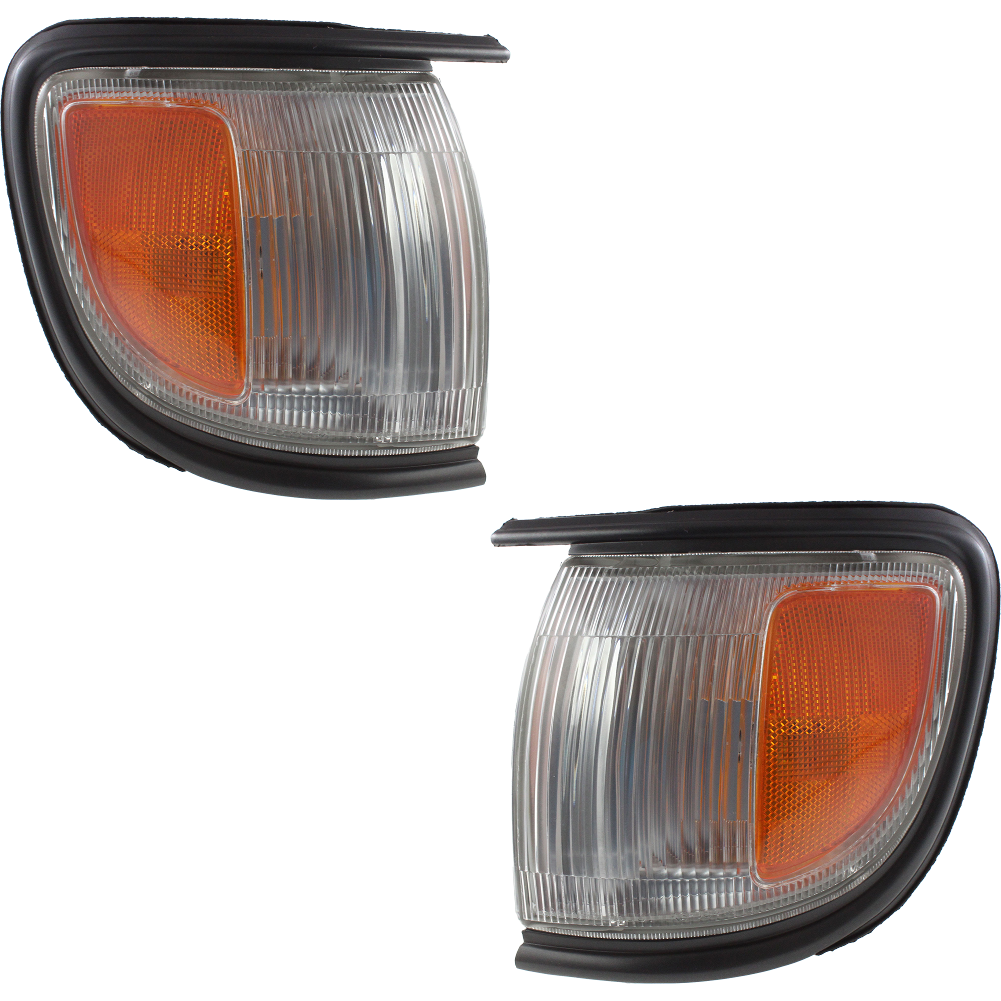 AM PATHFINDER 96-99 CORNER LAMP RH and LH Set of 2 Assembly SKU SET 18-3407-32 Partslink NI2550130 NI2551130 OEM 261100W026-261150W026