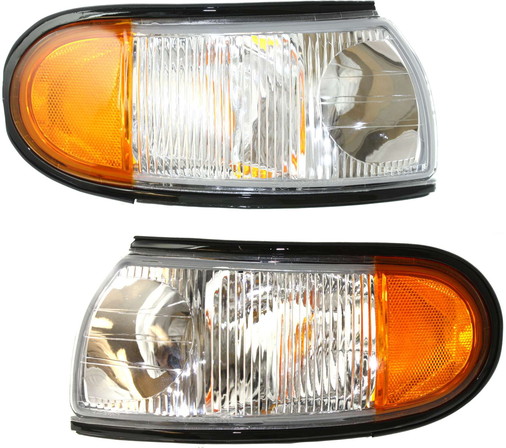 AM QUEST 96-98 CORNER LAMP RH and LH Lens and Housing Next To Headlamp SKU SET 18-3415-01 Partslink NI2520122 NI2521122 OEM B61101B000 B61151B000