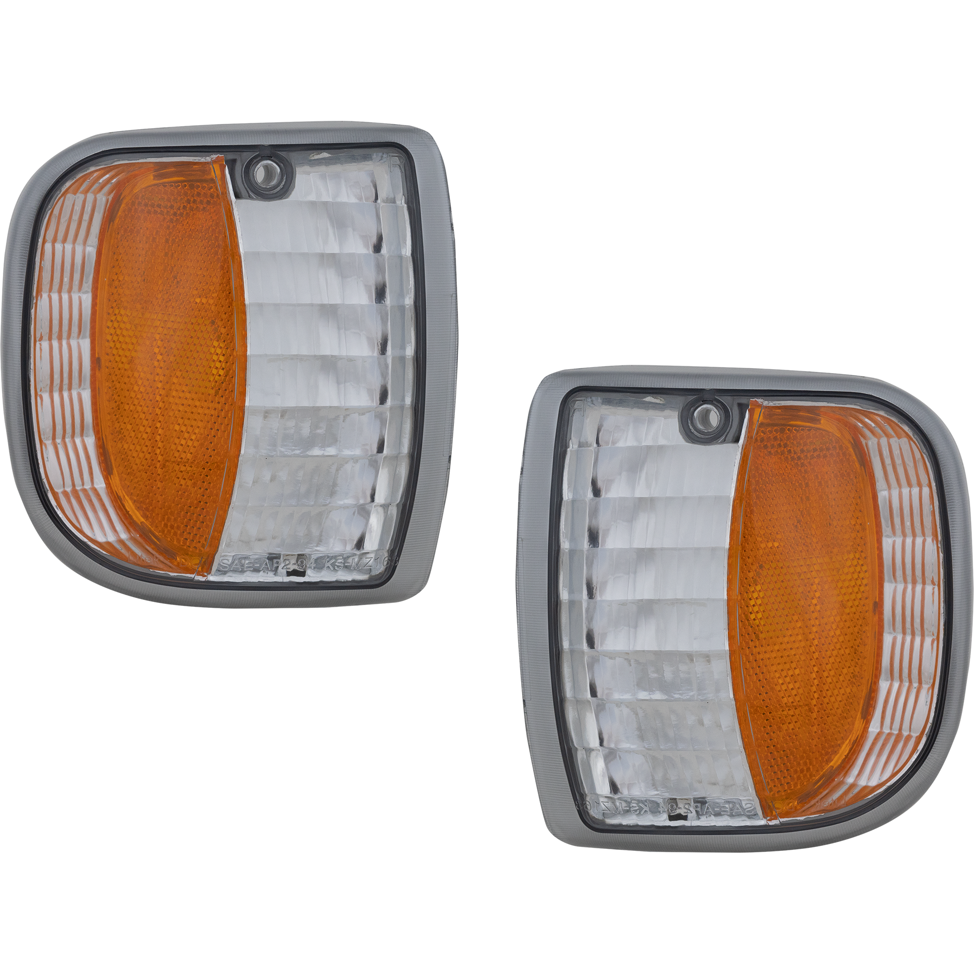 AM B2300 B300 B4000-94-97 CORNER LAMP RH AND LH Lens and Housing SKU SET 18-3461-01 Partslink MA2520109 MA2521109 OEM ZZM051121 ZZM051131