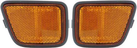 AM Bumper Reflector SKU SET 18-5097-01 Partslink HO2557101 HO2556101 OEM 33801S10A01-33851S10A01