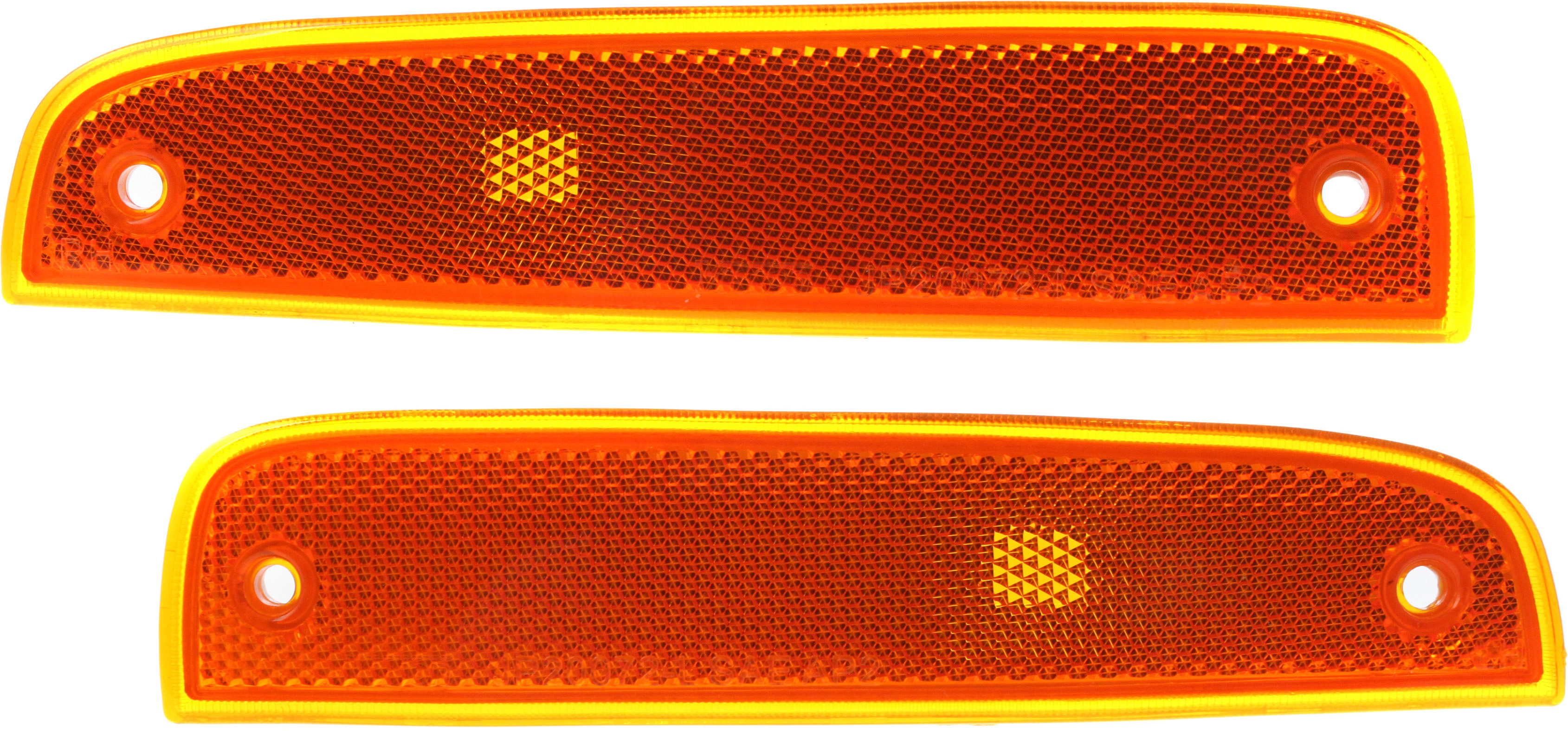 AM CHEROKEE 97-01 FRONT SIDE MARKER LAMP RH AND LH Lens and Housing SKU SET 18-5209-01 Partslink CH2551118 CH2550118 OEM 55055146-55055147