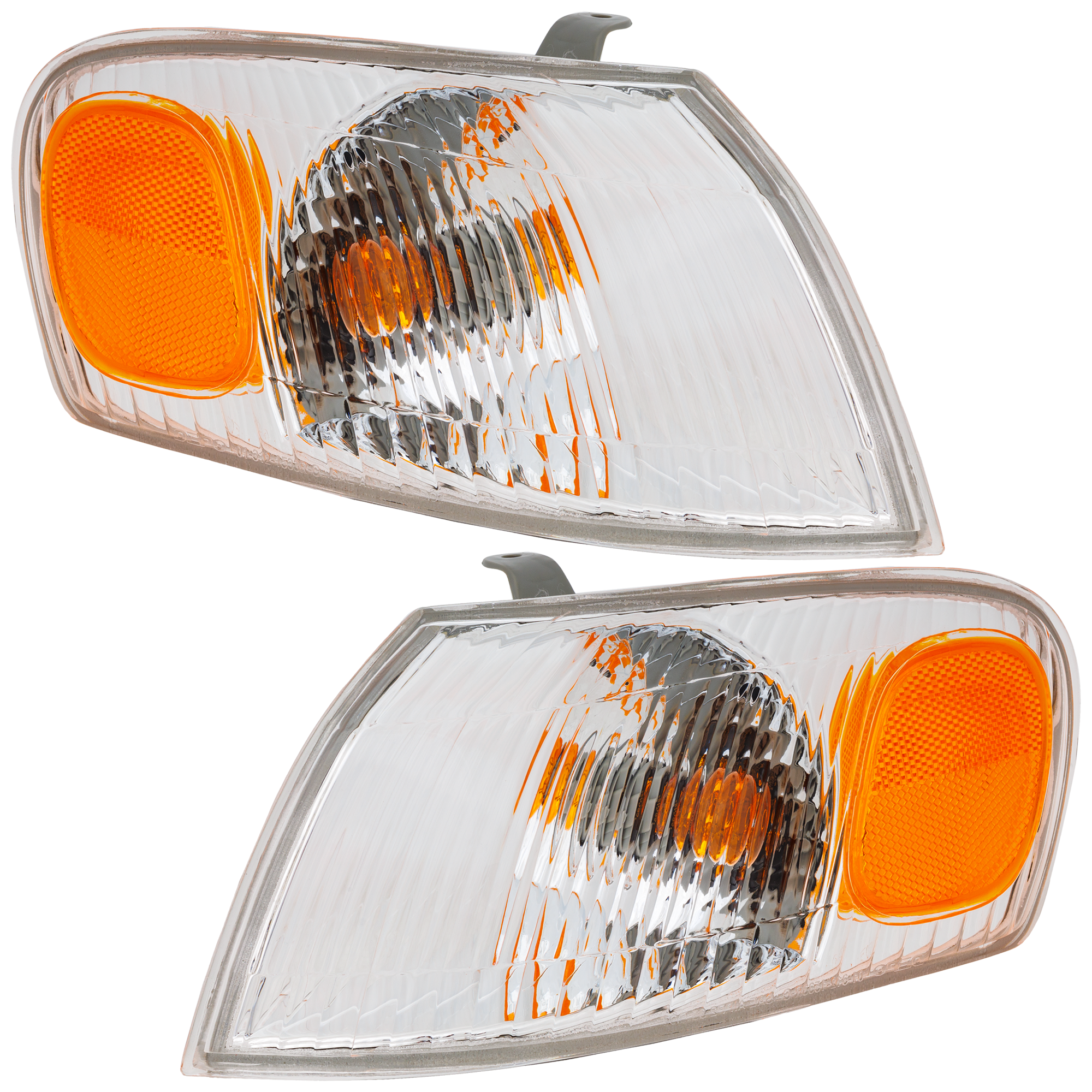 AM COROLLA 98 CORNER LAMP RH and LH Set of 2 Assembly SKU SET 18-5219-00 Partslink TO2520150 TO2521150 OEM 8151002040-8152002040
