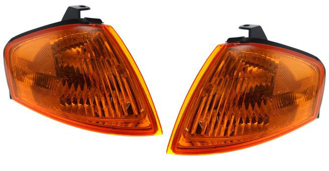 AM PROTEGE 99 CORNER LAMP RH and LH Set of 2 Assembly SKU SET 18-5361-00 Partslink MA2520113 MA2521113 OEM BJ0E51060BP1 BJ0E51070BP1