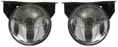 AM GRAND AM 92-98 FRONT FOG LAMP RH AND LH Assembly w Mounting Bracket Coupe Sedan SKU SET 19-1183-00 Partslink GM2590102 OEM 5977337