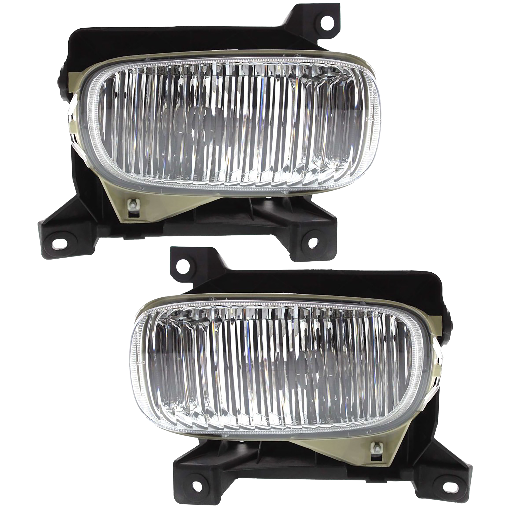 AM TUNDRA 00-06 FRONT FOG LAMP RH AND LH Assembly w Steel Bumper SKU SET 19-5335-00 Partslink TO2593102 TO2592102 OEM 812100C010-812200C010