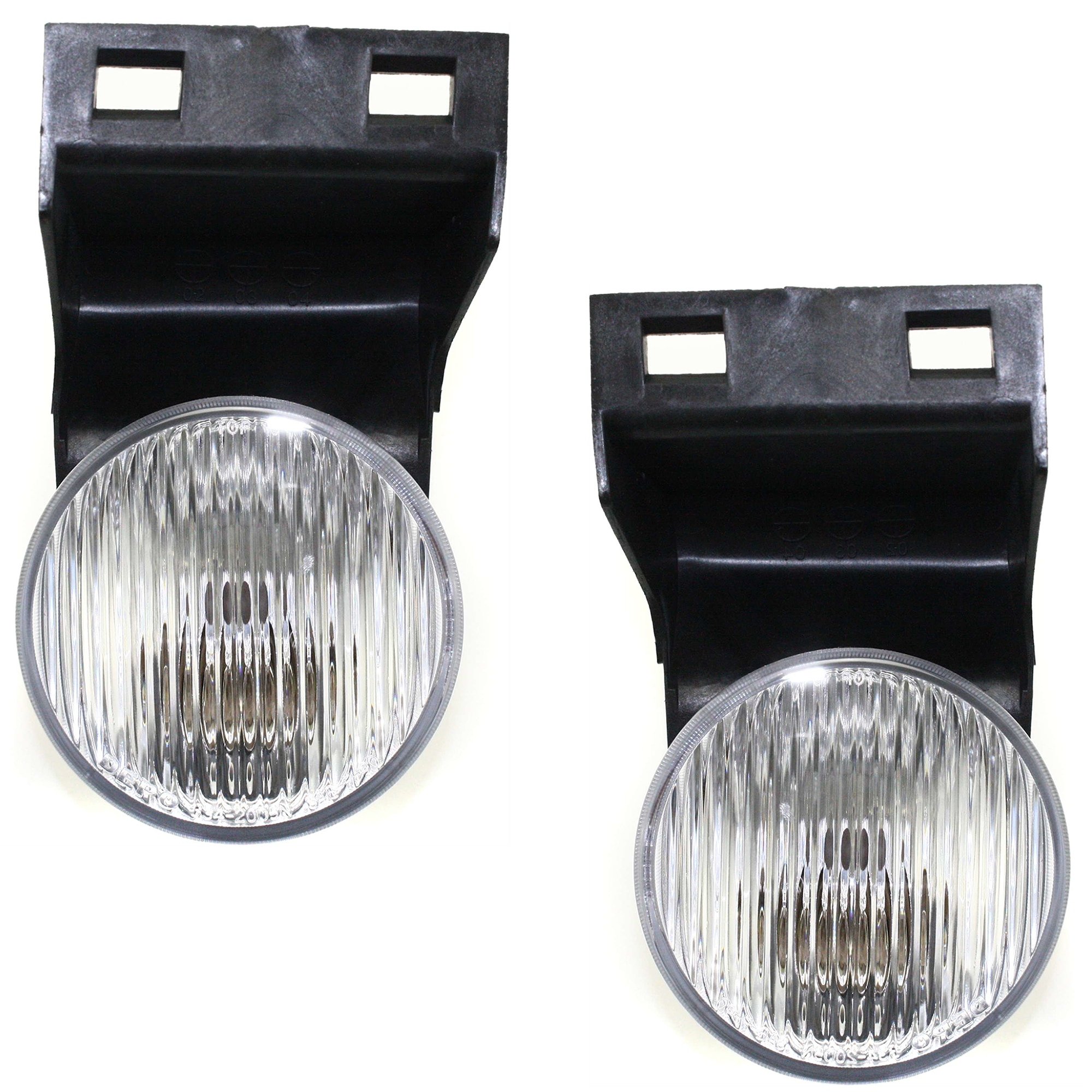 AM DODGE FULL SIZE P U 94-98 FRONT FOG LAMP RH AND LH Lens and Housing 3 in. w o Sport Pkg. Old Body Style SKU SET 19-5345-01 Partslink CH2593109 CH2592109 OEM 55055180-55055181