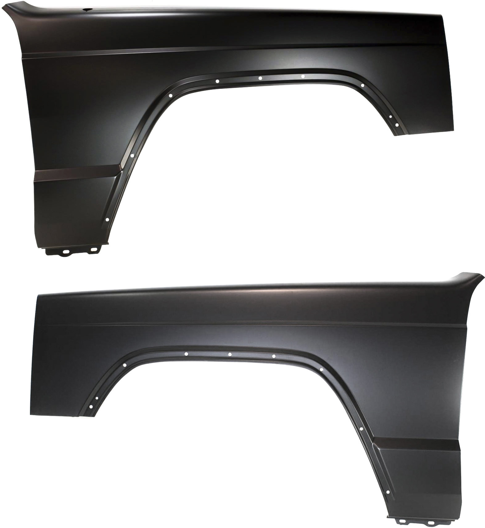 AM CHEROKEE 97-01 FRONT FENDER RH AND LH Primed SKU SET 19013 Partslink CH1241209 CH1240209 OEM 56022320AA 56022321AA