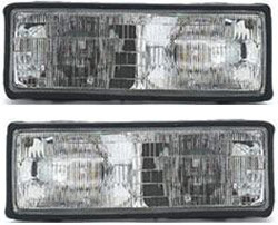 AM CAPRICE 87-90 HEAD LAMP RH AND LH Assembly Halogen SKU SET 20-1664-00 Partslink GM2502108 GM2503110 OEM 16513075-16513076