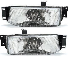 AM ESCORT 91-96 HEAD LAMP RH AND LH Assembly Halogen SKU SET 20-1750-00 Partslink FO2503113 FO2502116 OEM F1CZ13008A F1CZ13008B
