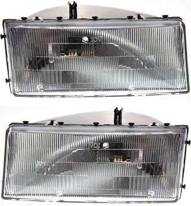 AM SPIRIT 89-95 HEAD LAMP RH AND LH Assembly Halogen SKU SET 20-1794-00 OEM 4773253 PFM 4773252 PFM
