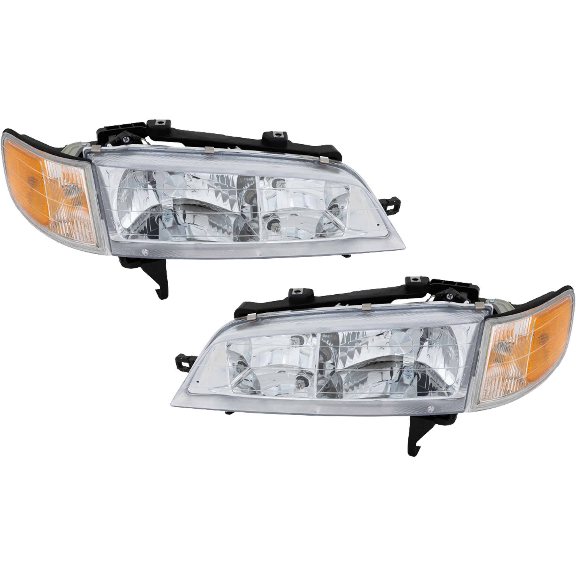 AM ACCORD 94-97 HEAD LAMP RH AND LH Assembly Halogen w Corner Light SKU SET 20-1844-00 Partslink HO2502106 HO2503106 OEM 33150SV4A02-33100SV4A02