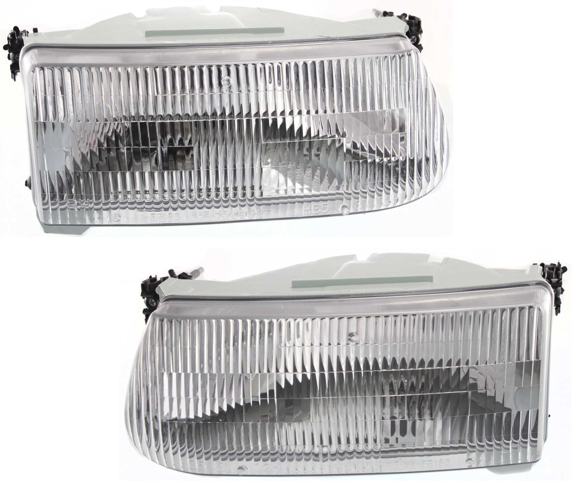 AM EXPLORER 95-01 MOUNTAINEER 97-97 HEAD LAMP RH AND LH Assembly Halogen SKU SET 20-3100-00 Partslink FO2503122 FO2502122 OEM F5TZ13008A F5TZ13008B
