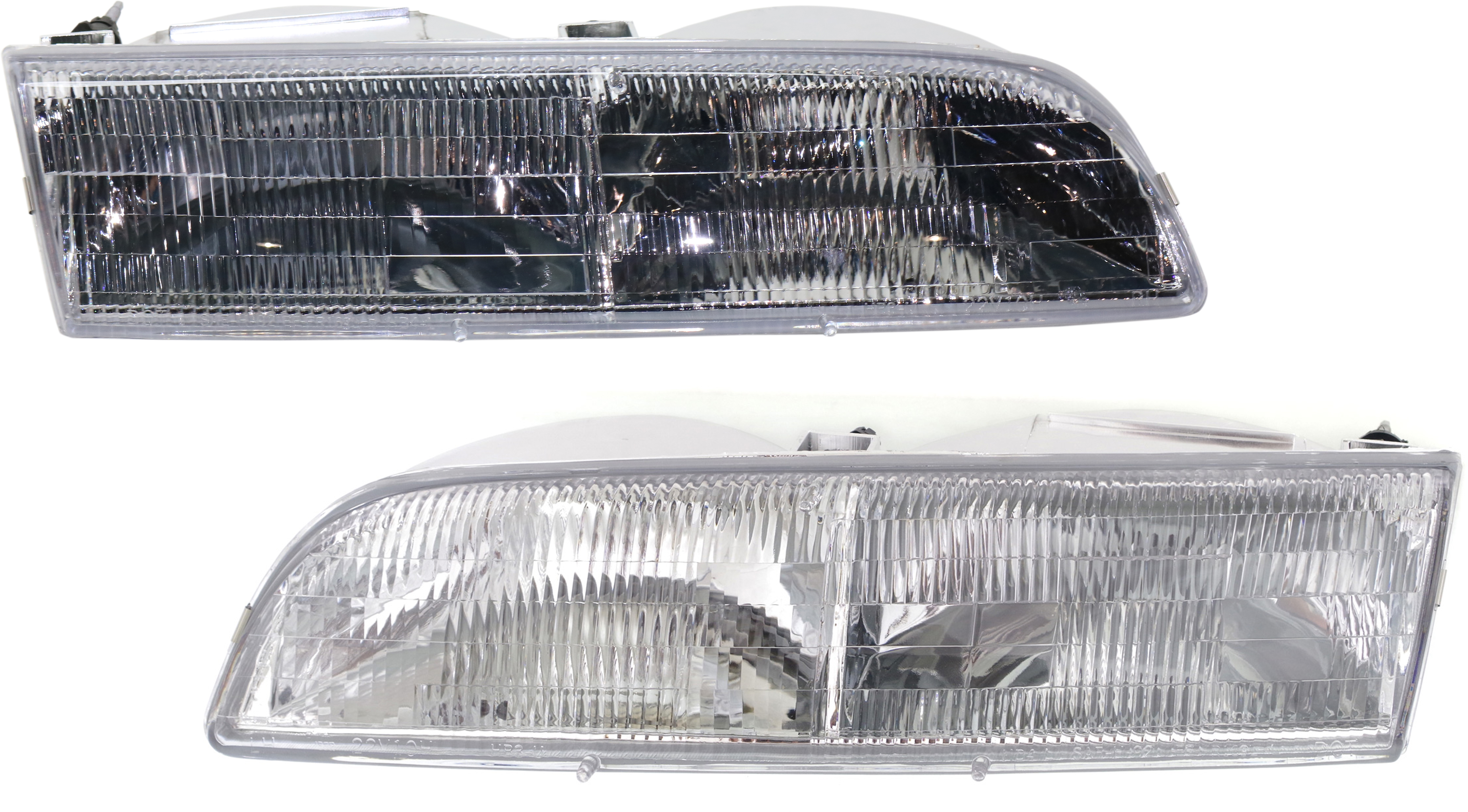 AM CROWN VICTORIA 92-97 HEAD LAMP RH AND LH Assembly Halogen SKU SET 20-3108-00 Partslink FO2502131 FO2503131 OEM F2AZ13008B F2AZ13008A