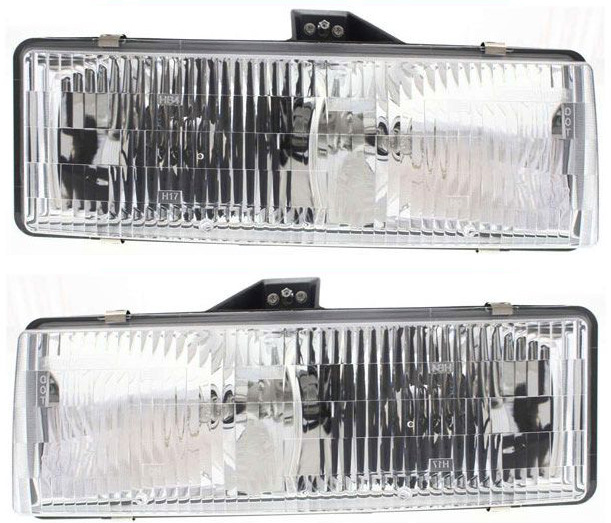 AM ASTRO SAFARI 85-05 HEAD LAMP RH AND LH Composite Assembly Halogen w o Bracket SKU SET 20-3177-00 Partslink GM2502136 GM2503136 OEM 16524091 PFM 16524092 PFM