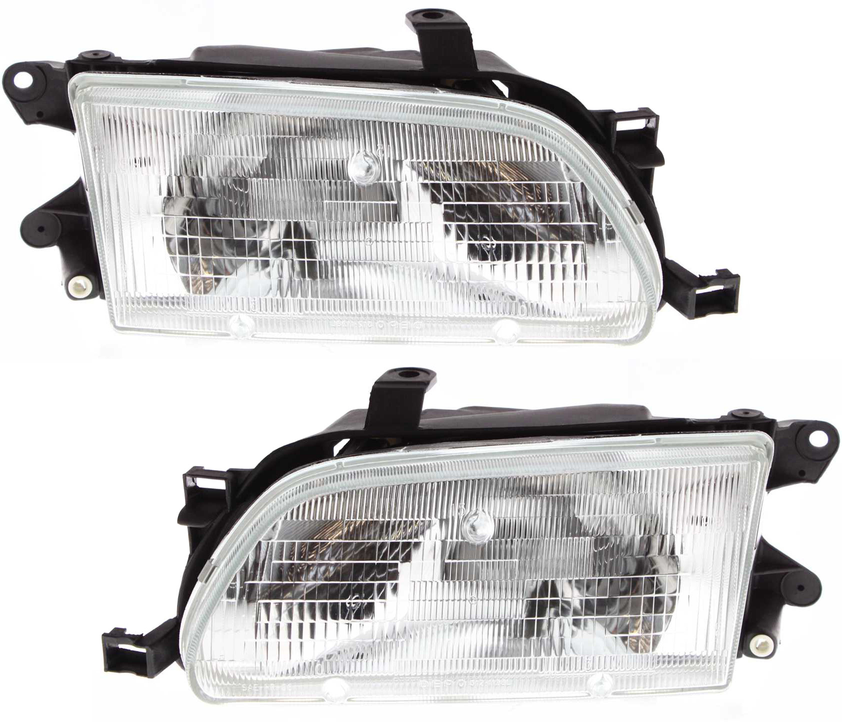 AM TERCEL 95-96 HEAD LAMP RH AND LH Assembly Halogen SKU SET 20-3299-00 Partslink TO2502111 TO2503111 OEM 8111016550-8115016550