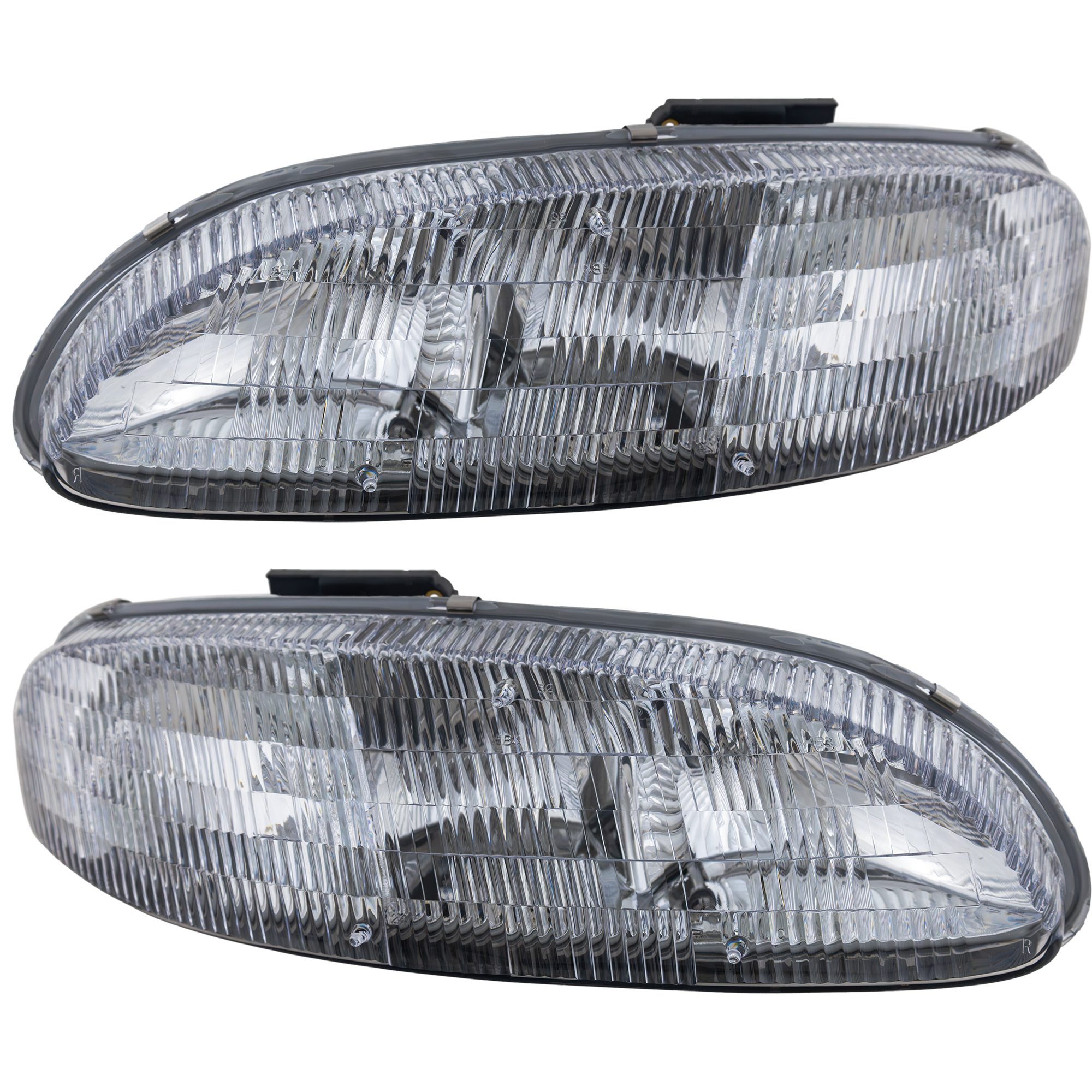 AM LUMINA 95-01 HEAD LAMP RH AND LH Composite Assembly Halogen SKU SET 20-3387-00 Partslink GM2503139 GM2502139 OEM 10420376-10420375