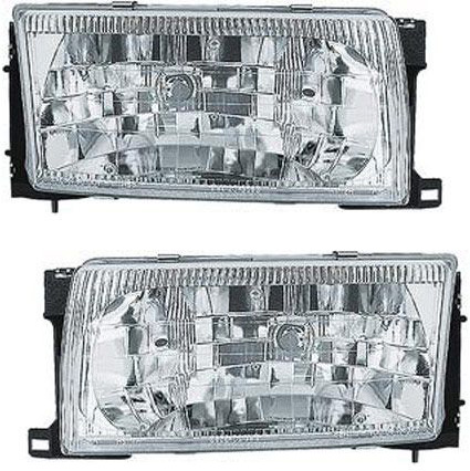 AM QUEST VILLAGER 96-98 HEAD LAMP RH AND LH Assembly Halogen SKU SET 20-3563-00 Partslink NI2502119 NI2503119 OEM F6XZ13N053BB B60606B000 F6XZ13