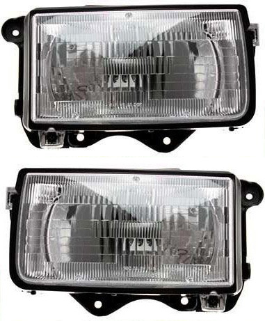 AM PASSPORT 94-97 RODEO 91-97 HEAD LAMP RH AND LH Assembly Halogen SKU SET 20-3591-00 Partslink IZ2502101 IZ2503101 OEM 8943146262-8943146253