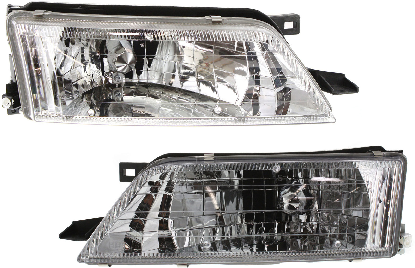 AM MAXIMA 97-99 HEAD LAMP RH AND LH Assembly Halogen SKU SET 20-5061-00 Partslink NI2503122 NI2502122 OEM 260100L725-260600L725