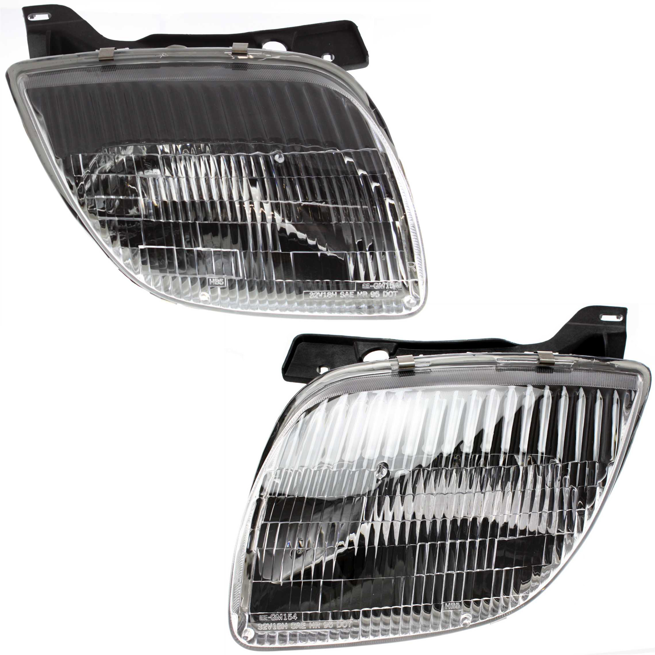 AM SUNFIRE 95-02 HEAD LAMP RH AND LH Assembly Halogen SKU SET 20-5069-00 Partslink GM2502171 GM2503171 OEM 16530151-16530152