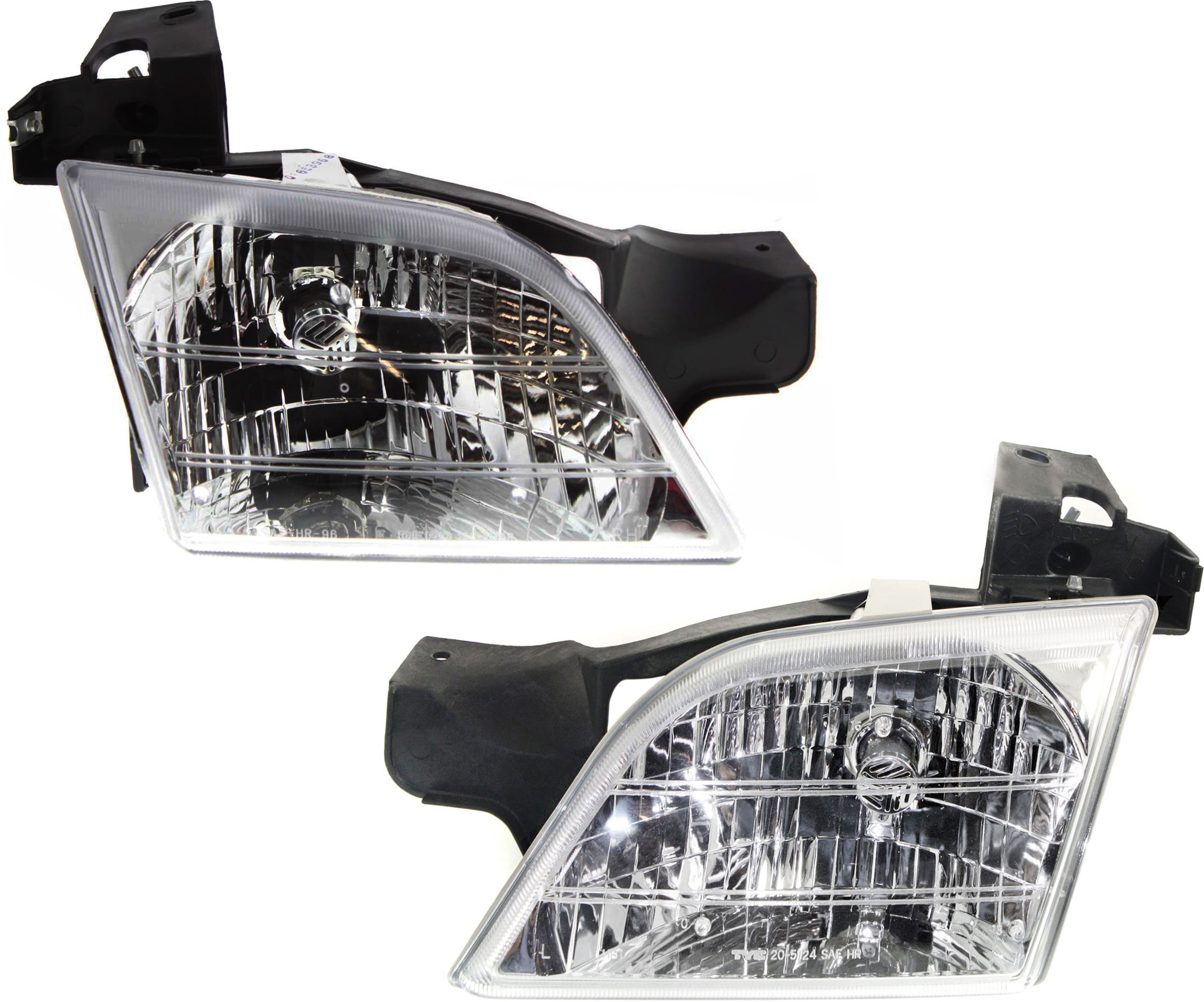 AM VENTURE 97-05 HEAD LAMP RH AND LH Composite Assembly Halogen SKU SET 20-5123-00 Partslink GM2502175 GM2503175 OEM 10368389-10368388