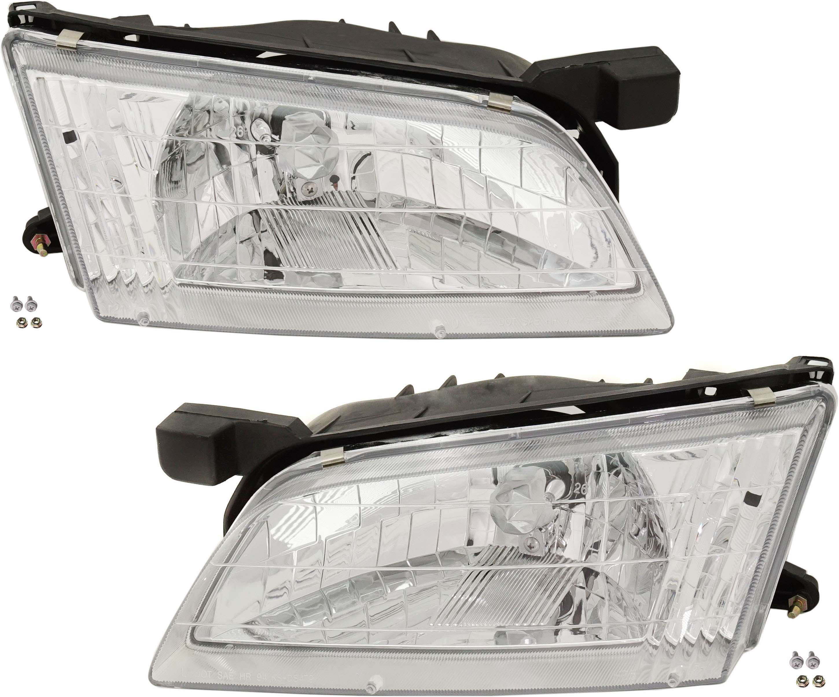 AM ALTIMA 98-99 HEAD LAMP RH AND LH Assembly Halogen SKU SET 20-5223-00 Partslink NI2503123 NI2502123 OEM 260109E025-260609E025