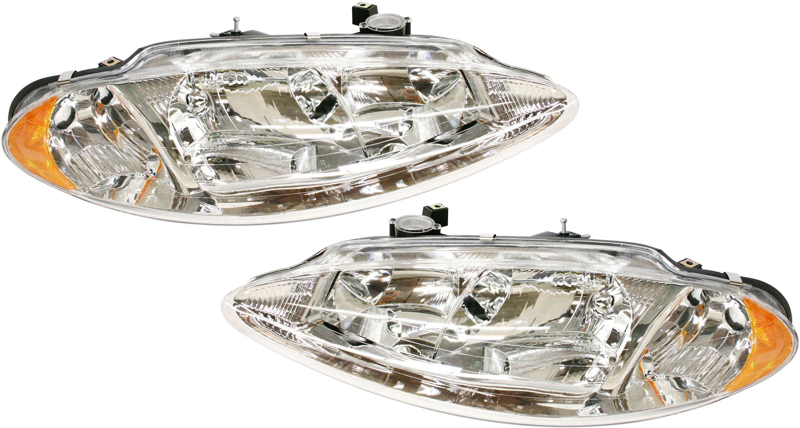 AM INTREPID 98-04 HEAD LAMP RH AND LH Assembly Halogen w Leveling SKU SET 20-5227-00 Partslink CH2503113 CH2503149 CH2502113 CH2502149 OEM 5161536AB 5161538AB 5161540AB