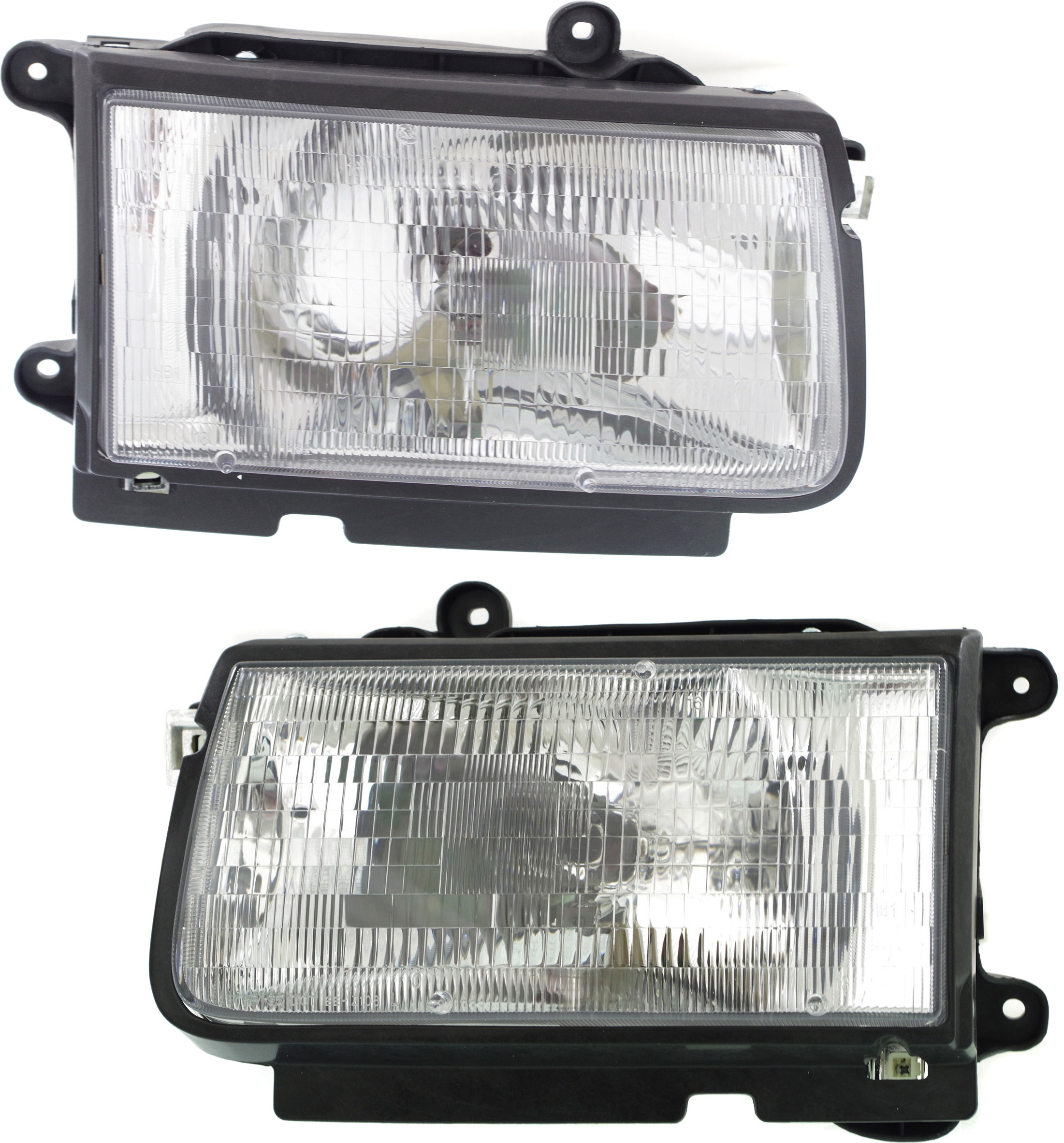 AM PASSPORT RODEO 98-99 HEAD LAMP RH AND LH Assembly Halogen SKU SET 20-5325-00 Partslink IZ2502102 IZ2503102 OEM 8972059010-8972058990