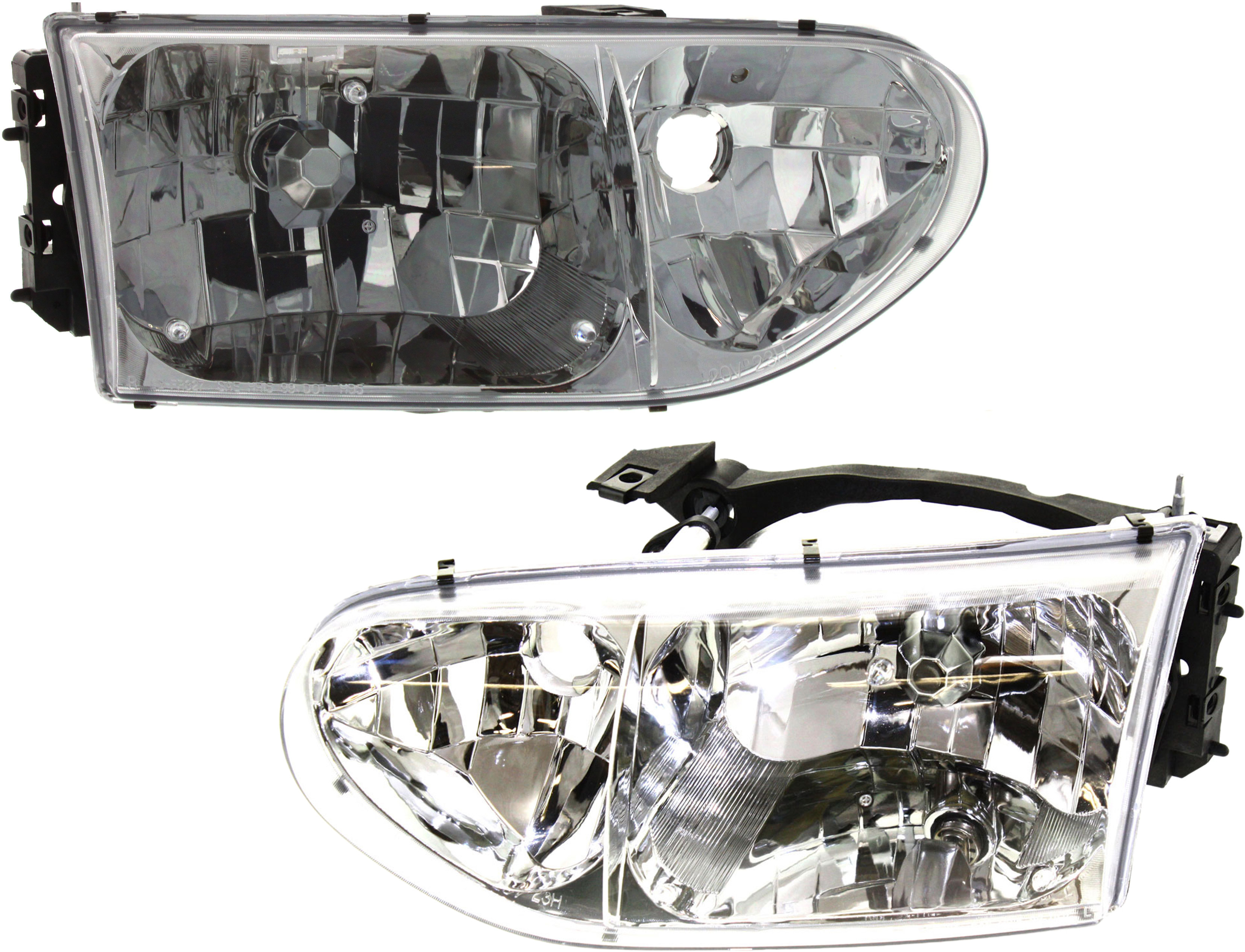 AM VILLAGER 99-02 HEAD LAMP RH AND LH Assembly Halogen SKU SET 20-5579-00 Partslink FO2502165 FO2503165 OEM B60607B000 B60107B000