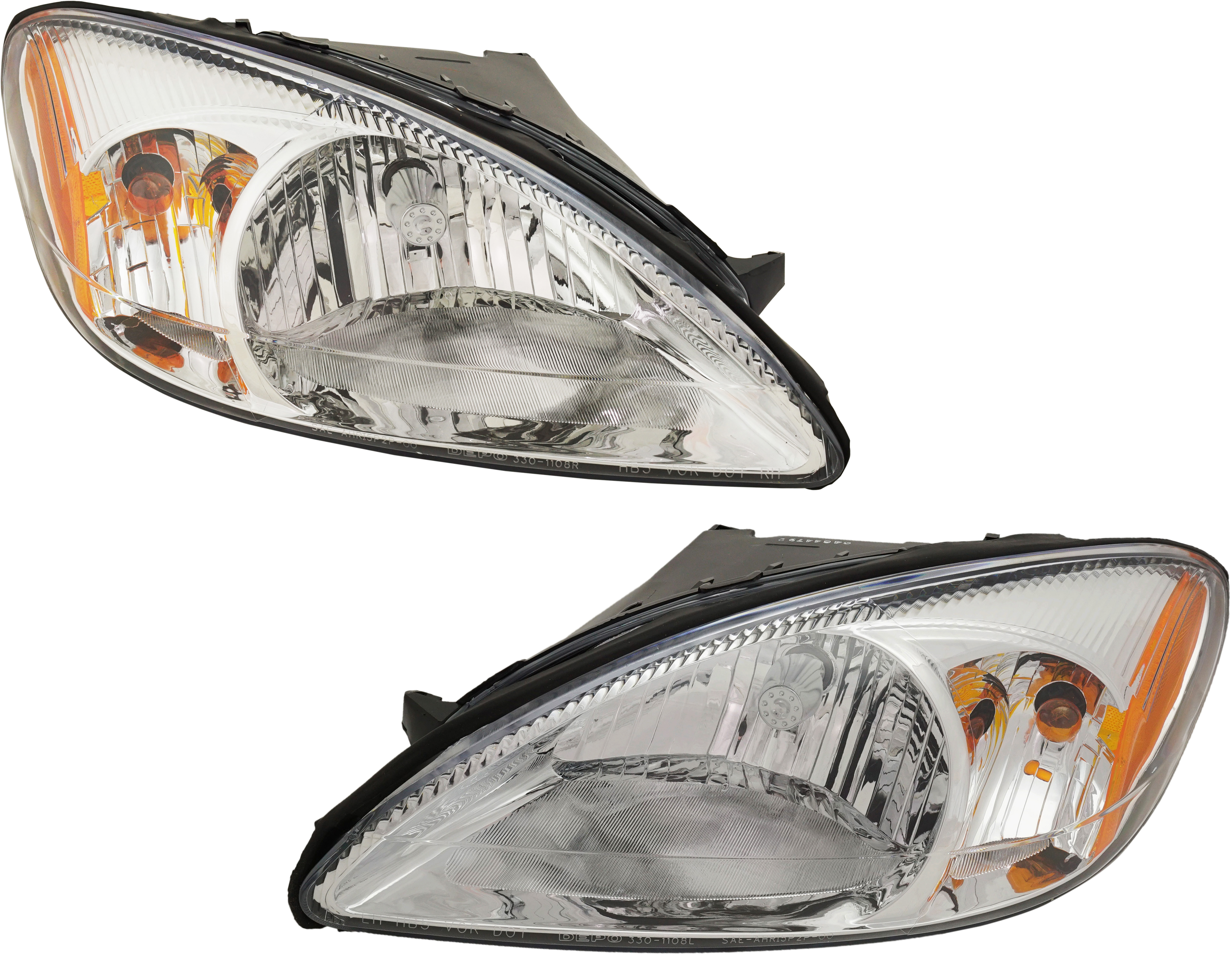 AM TAURUS 00-07 HEAD LAMP RH AND LH Assembly Halogen w o Centennial Edition SKU SET 20-5821-01 OEM 1F1Z13008AB PFM 1F1Z13008AA PF