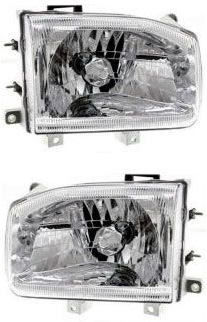 AM PATHFINDER 99-04 HEAD LAMP RH AND LH Assembly Halogen From 12-98 SKU SET 20-5823-00 Partslink NI2503127 NI2502127 OEM 260102W625-260602W625